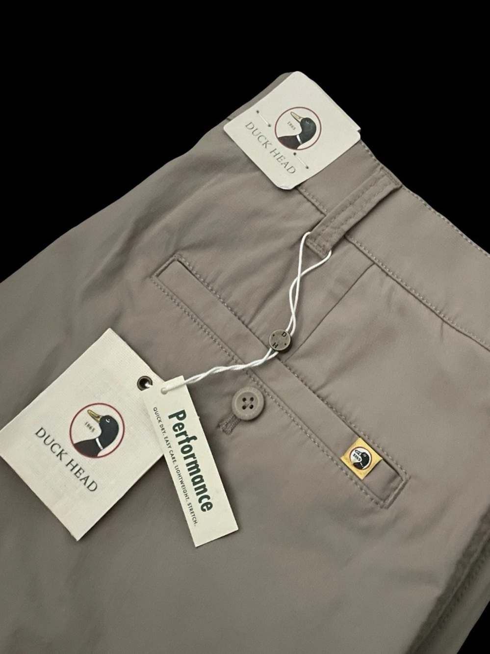 Duck Head Performance Chino Pants Harbor Khaki 33x34 $128